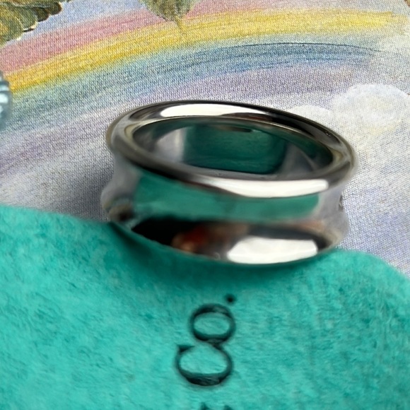 TIFFANY&CO. Iconic ring 1837 narrow width sterling silver 925 size 5.25 or 50 - Picture 6 of 12